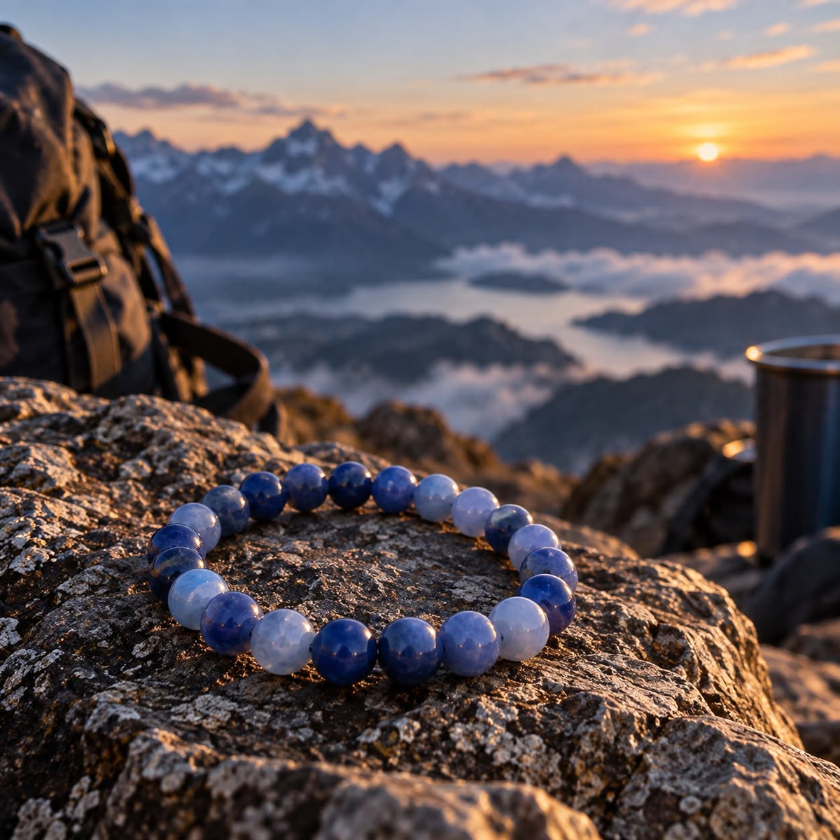 Amuleto Pulsera Blue Aventurine